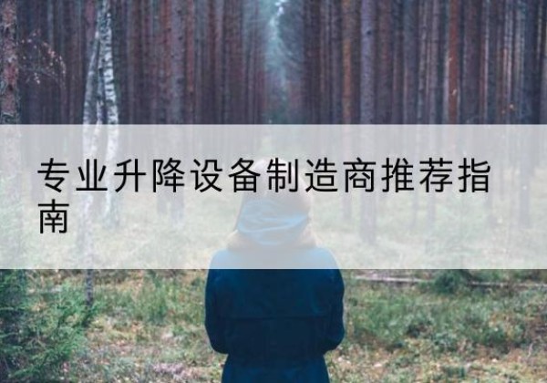 大名电动剪叉升降平台厂家-专业升降设备制造商推荐指南